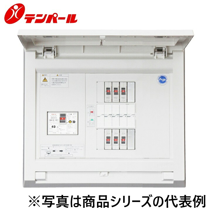 拾パール産業 MAG34062[MAG 40A 6+2] 標準尺度住み家用分電盤 パールテクト【扉付】【リミッタースペースなし】 Ψ