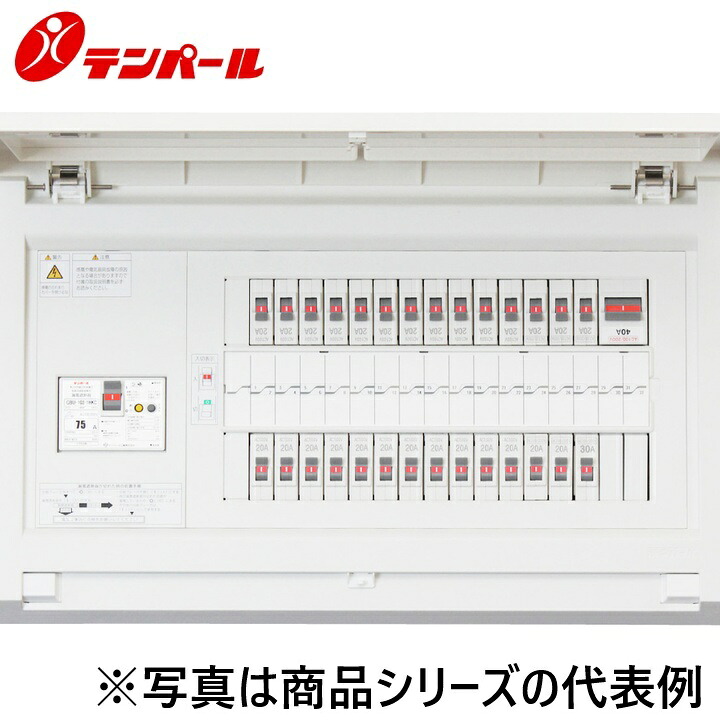 テンパール工業　MAG36282IA4[MAG-IA4 60A 28+2]　住宅用分電盤 パールテクト【電気温水器(2次送り)＋IH】【扉付】　Ψ