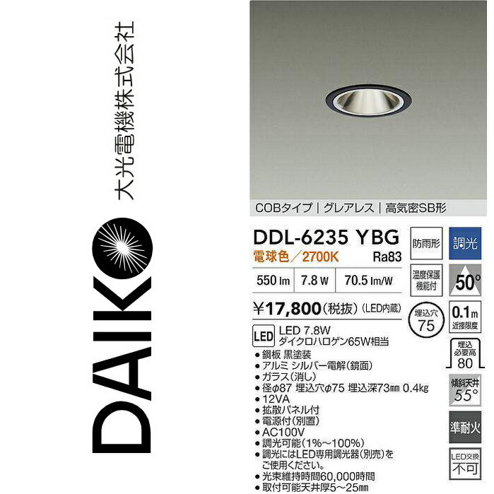 大光電機 DDL-6235YBG LED落ちこむ点火装置 Σ