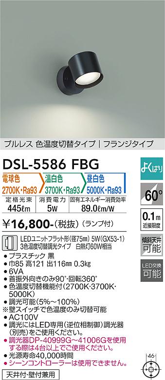 大光電機 DSL-5586FBG LED注目の的 Σ