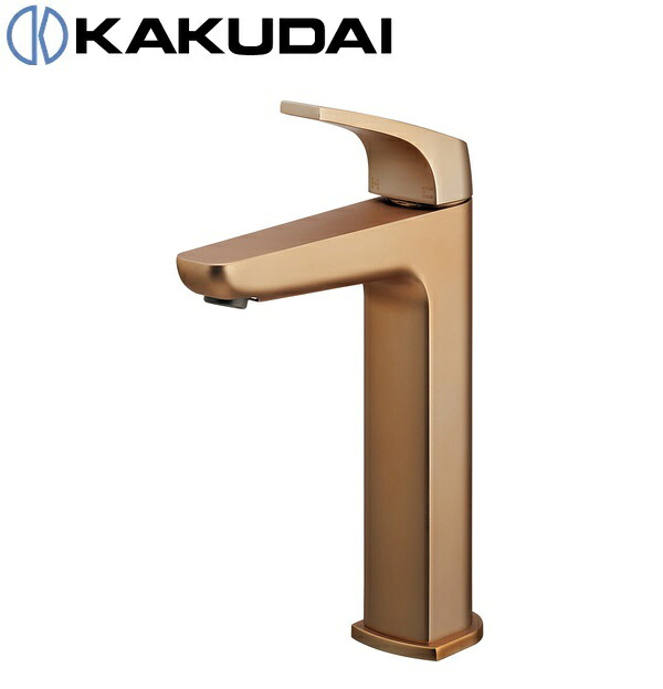 カクダイ 183-357B-GB シングルレバー混合栓(ミドル) AVALO【シャンパンゴールド】【183-318-GB の後継品】 〇