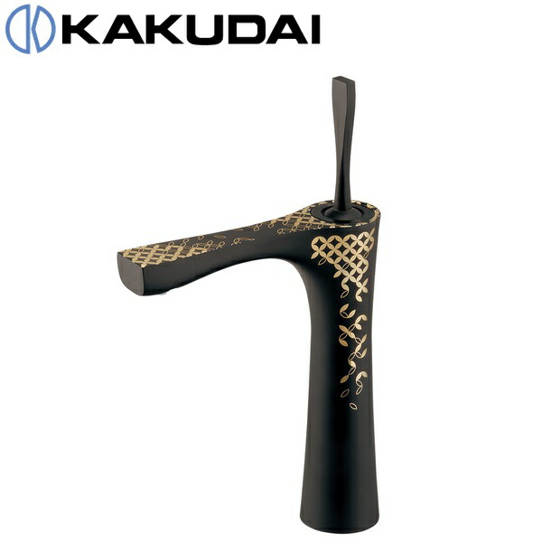 カクダイ　183-363-G　シングルレバー混合栓(ミドル)【七宝(しっぽう)】　〇