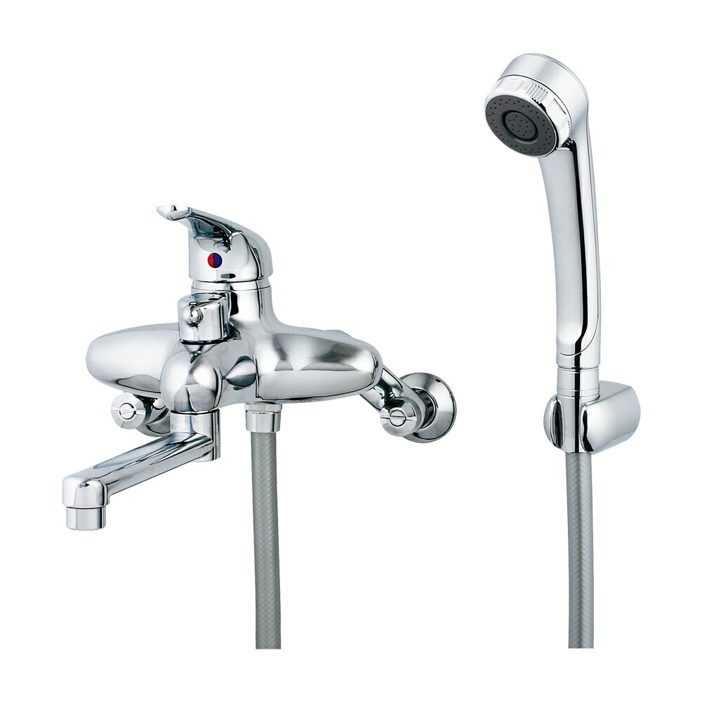 カクダイ シングルレバーシャワー混合栓 143-009 カクダイ シングルレバーシャワー混合栓 143-009 1個（直送品） - アスクル