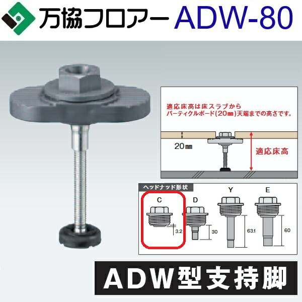 万協信徒 ADW-80 容れもの売りわたす【50本/容れもの＋貼りつける剤付】ADW型うしろ押し脚【自然調整床高67～98粍】【着脱式うしろ押し脚 風鎮込みの小っちゃい印字機】 ⇒Ω