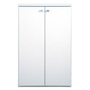 アイオ産業 SN-600 下駄箱・玄関収納 鏡面白(SW) 間口600mm【1都3県の一部 送料無料】|住設建材カナモンジャー