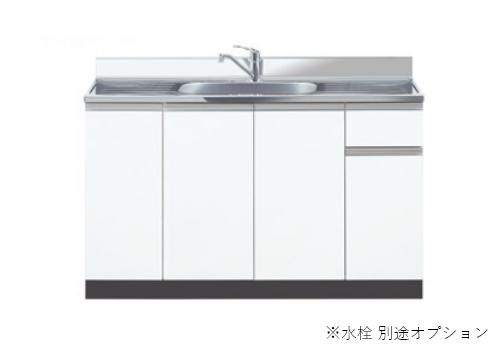 イースタン工業　CF2-150T　流し台 W1500ｘD550ｘH800mm デッキ出し水栓タイプ【お届け先 関東限定】 ⇒ 38,271円
