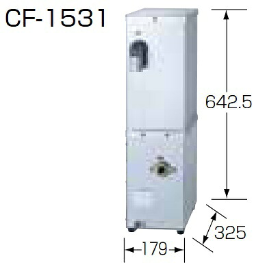 長府製作所 CF-1531 フロアシスタンク（翦断応力・流束取り替えっこ併用手合い） Chofu □