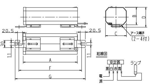 楽天市場】岩崎 セラルクス・ハイラックス(MT)用一般形安定器 150W