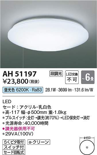 コイズミ点火装置 AH51197 LED最高限度 Σ