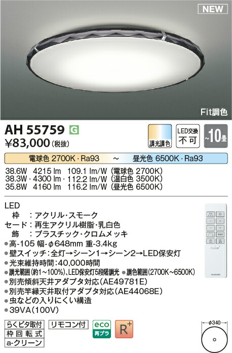 コイズミ点火装置 AH55759 LED最高限度 Σ