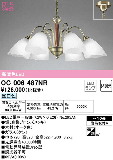 オーデリック　OC006487NR　ランプ別梱包 Σ