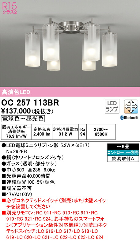 オーデリック　OC257113BR　ランプ別梱包 Σ