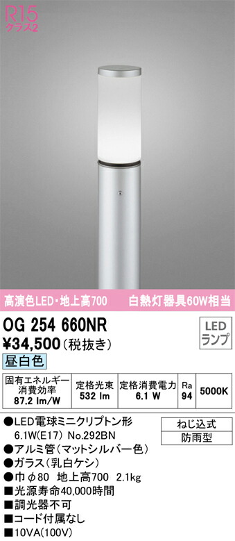 オーデリック OG254660NR 照明ランプ別荷拵え Σ