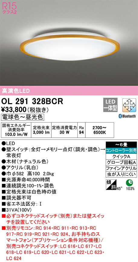 オーデリック OL291328BCR LED最高限度ともし火 Σ
