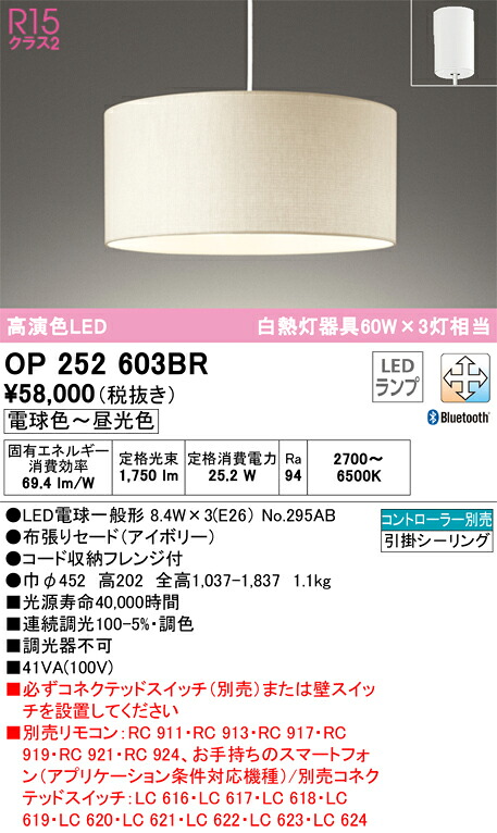 オーデリック　OP252603BR　ランプ別梱包 Σ