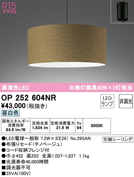 オーデリック　OP252604NR　ランプ別梱包 Σ
