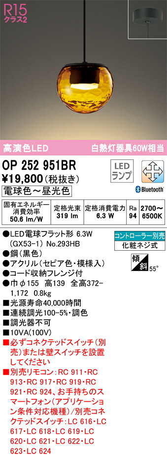 オーデリック　OP252951BR　ランプ別梱包 Σ