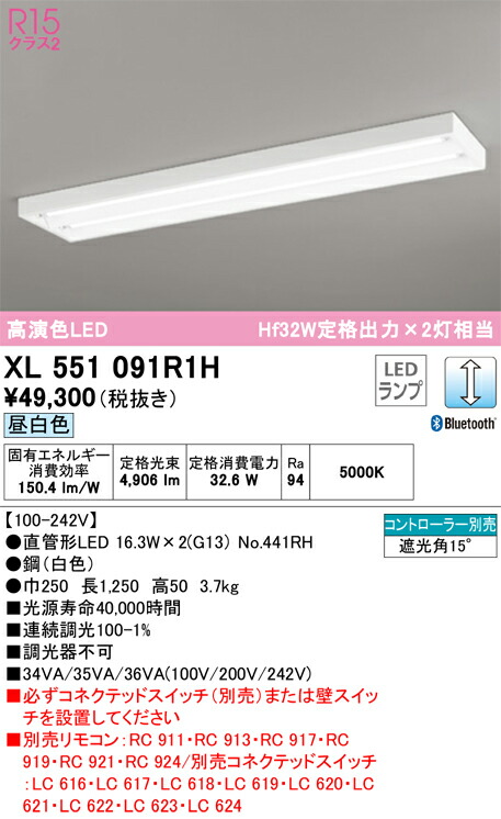 オーデリック　XL551091R1H　ランプ別梱包 Σ