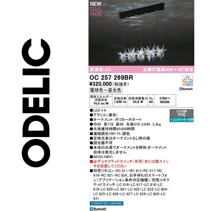 オーデリック OC257269BR セード別梱 Σ