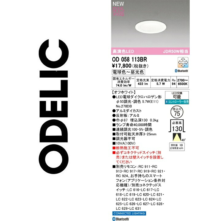 オーデリック OD058113BR 照明ランプ別荷拵え Σ