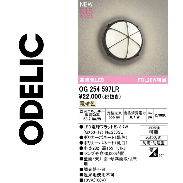 オーデリック　OG254597LR　ランプ別梱包　Σ