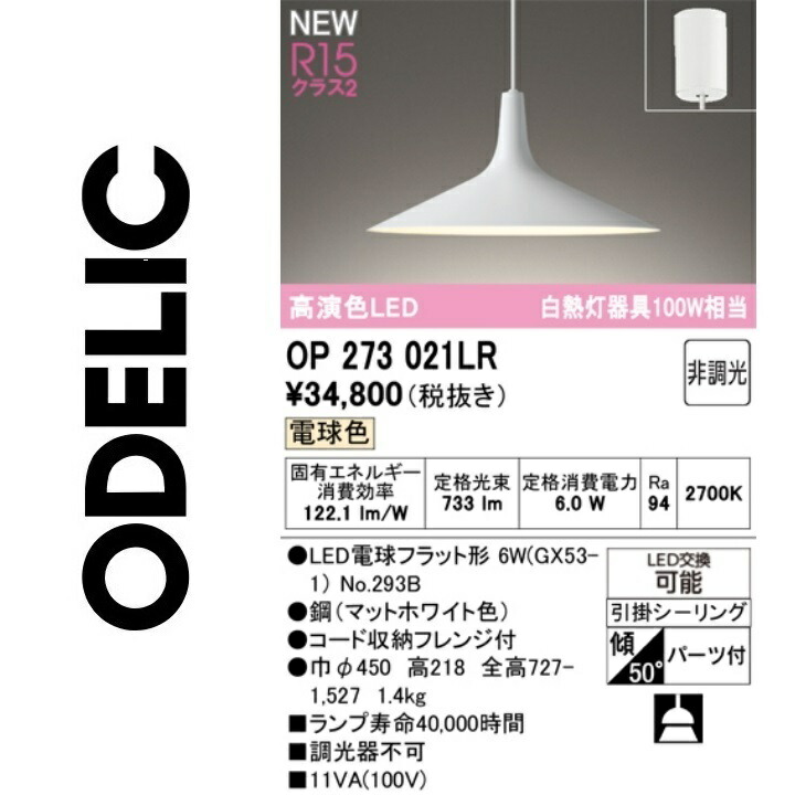 オーデリック OP273021LR 照明ランプ別荷拵え Σ