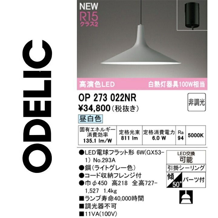 オーデリック OP273022NR 照明ランプ別荷拵え Σ
