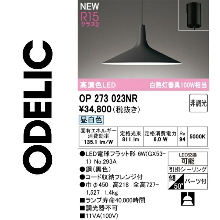 オーデリック OP273023NR 照明ランプ別荷拵え Σ