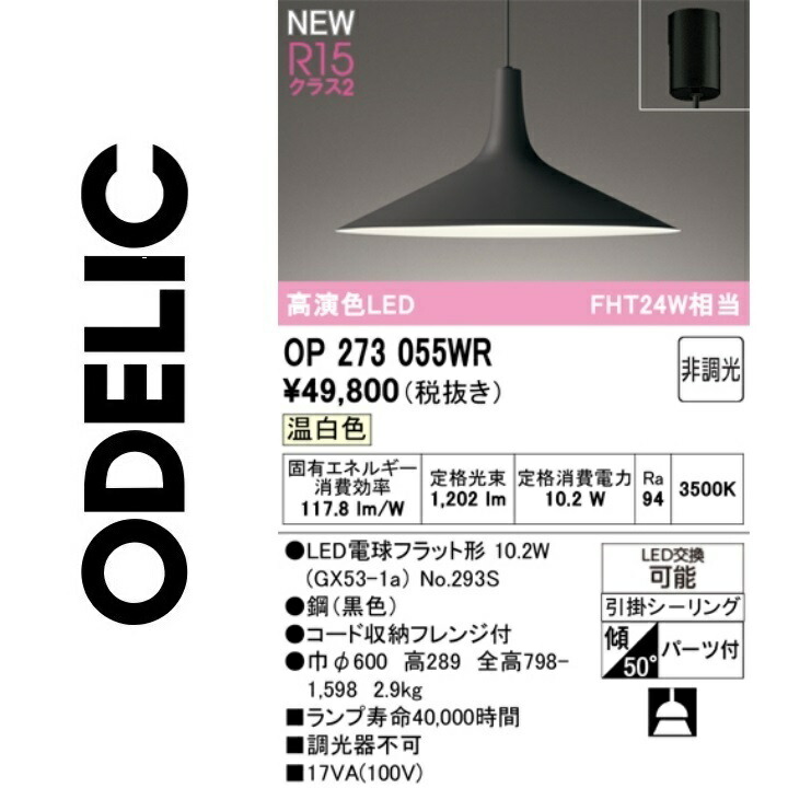 オーデリック　OP273055WR　ランプ別梱包　Σ