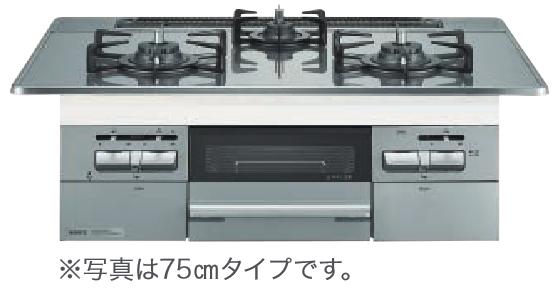 ノーリツ N3WT7RWANASIC 都市ガス用 ビルトインコンロ 75cmタイプ  Fami ⇒□