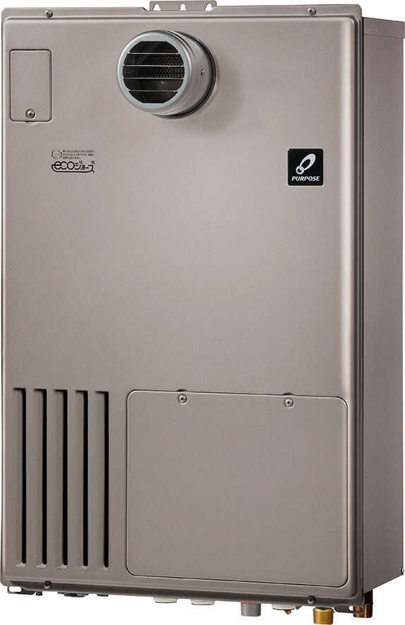 パーパス　GH-HDFL240ATH6　給湯暖房用熱源機 エコジョーズ オート 24号 屋外壁掛・PS扉内設置形 超高層耐風仕様兼用 リモコン別売 受注生産　⇒□ 123,300円