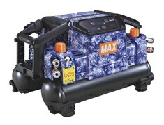 MAX マックス エアコンプレッサ AK-HH1310E2 コバルトブルーホワイト 限定色 保証登録カードは当社で記入登録いたします 高圧専用 ZT92330 プッシュDメンテ コードリール AKHH1310E2 45気圧 11L 16kg スーパーエアコンプレッサ Cブルーホワイト|かなもん