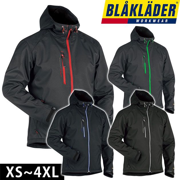 BLAKLADER ブラックラダー 秋冬作業服 作業着 防風ソフトシェルジャケット 4949-2517｜安全靴・作業着のワークストリート