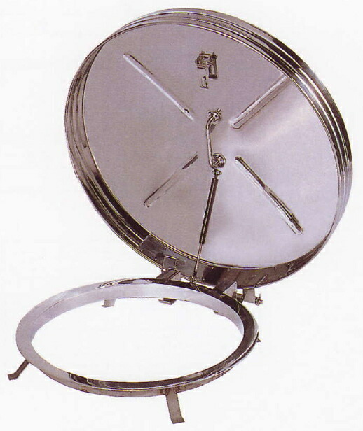 楽天市場】屋上 天蓋 （点検口・マンホール） 丸型 ダンパー式