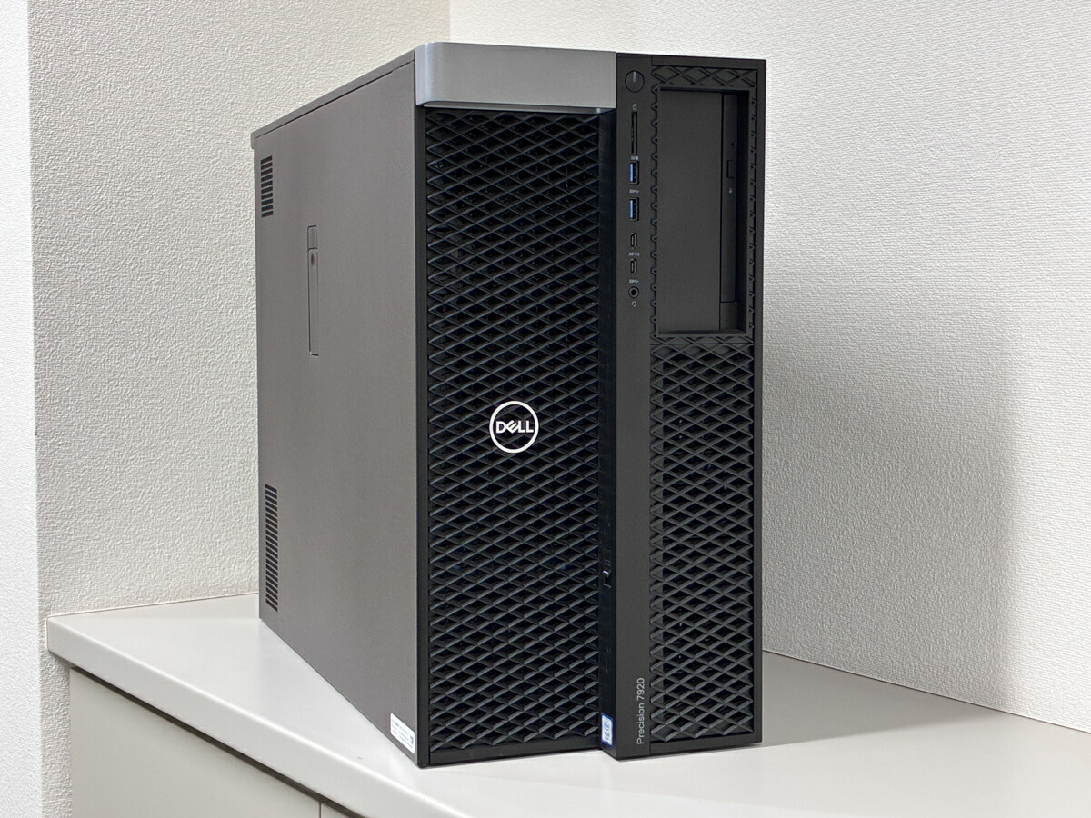 【合計48コア96スレッド Workstation】DELL Precision Tower 7920 2CPU ワークステーション 24コア Xeon Gold 6248R x2, メモリ128GB(16GBx8), NVIDIA Quadro P5000, Windows 10 Pro Workstations 64bit, 960GB SSD + 1TB HDDx1 + 3TB HDDx2【中古】|電脳倉庫 サイバーカナモト