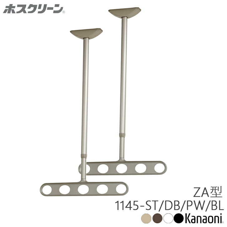 三角江技研 ホスクリーン ZA-1145 ST/DB/PW/BL 木下地用滑りだし部分品付 軒天用 物干し 室外用