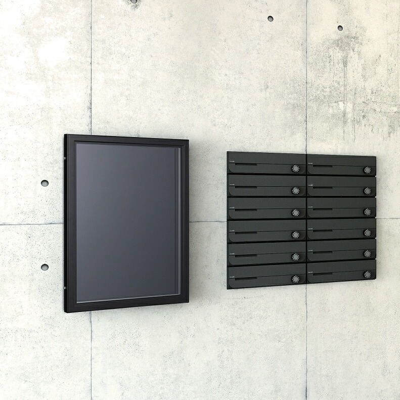 NASTAナスタKS-EXA11A-8059マグネットボード掲示板809x596屋外・屋内兼用タイプカバー付受注生産品代引き不可