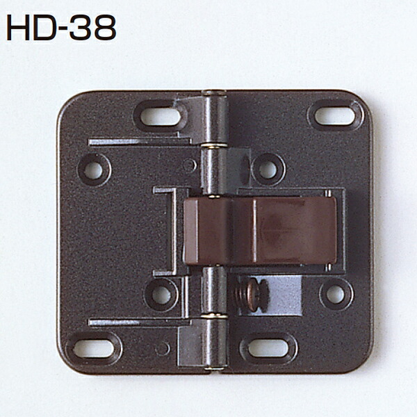 アトム HD-38 18個入 (HDシリーズ 収納折戸用丁番・仮ストップ機構なし) GB / アイボリー 折戸金具|建築金物館