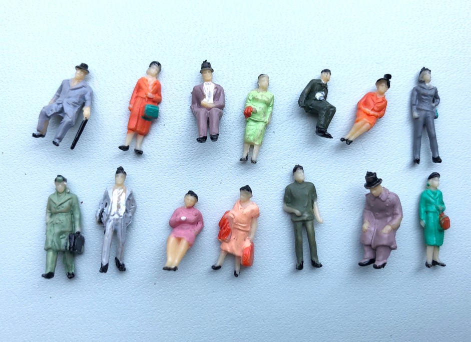 楽天市場】模型人形 スケール1:50 10体 人形 人物 人々 人間