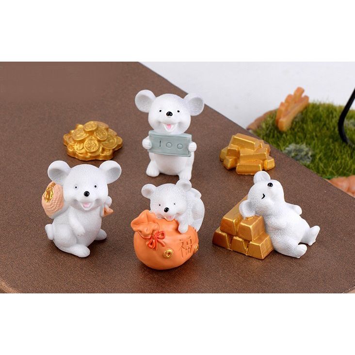 楽天市場】ねずみ10体セット 動物フィギュア テラリウム