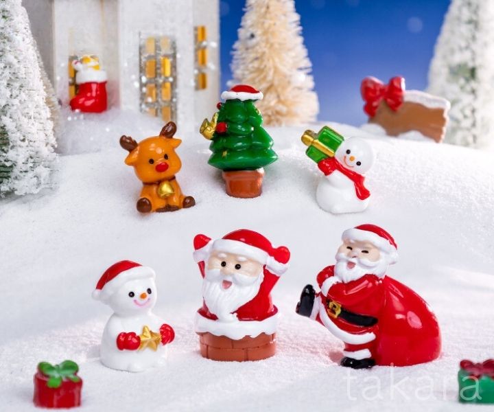 楽天市場】スノードーム クリスマス サンタクロース 2種 トナカイ