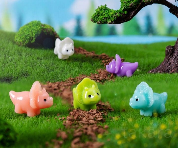 楽天市場】恐竜フィギュア 9体 セット おもしろ消しゴムミニチュア