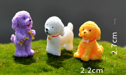 楽天市場 ポイント5倍 お得クーポンあり 犬3タイプ いぬ 動物 テラリウムフィギュア ミニチュア ミニフィギュア ジオラマ 苔テラリウム アクアリウム テラリウムインテリアtakara