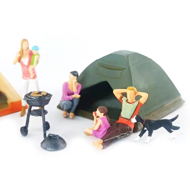 【楽天市場】HO人形 情景コレクション ジオラマ人形 1:64 望遠鏡 テント 1体 人形 クライミング 登山カップル HOゲージ 人 人間