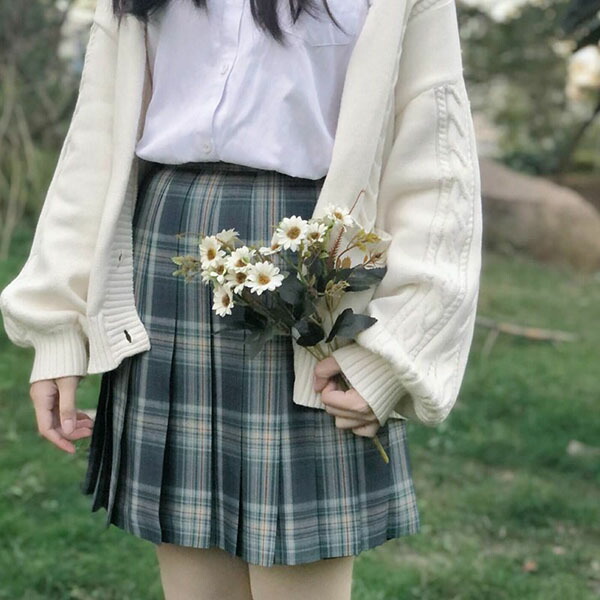 楽天市場 スクールスカート 学生制服 Jk 膝上丈 チェック柄 女子高生 制服スカート セーラー服 ミニスカート ハイウエスト チェックスカート 春 夏 スクールスカート 中学 学生服 高校生 学生 おしゃれ レディース ボトムス 大きいサイズ 可愛い 通学 ショートスカート A