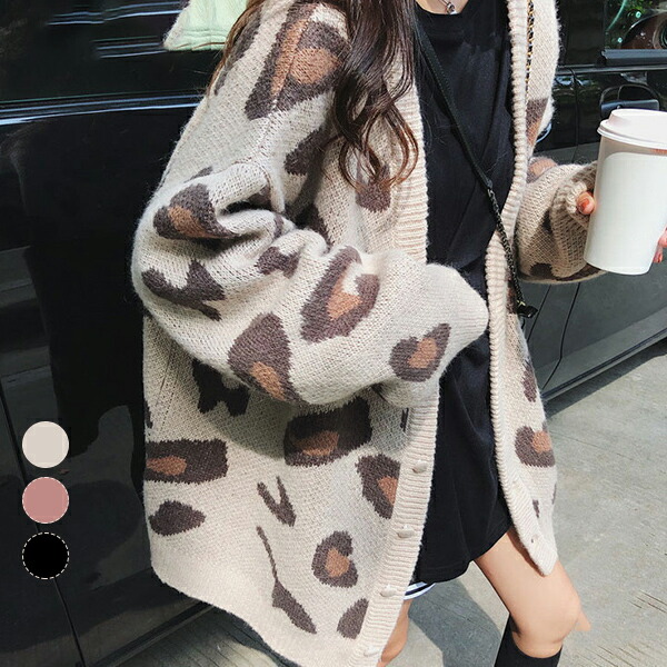 楽天市場】コーデの主役！ ヒョウ柄 レオパード柄 Vネック 長袖