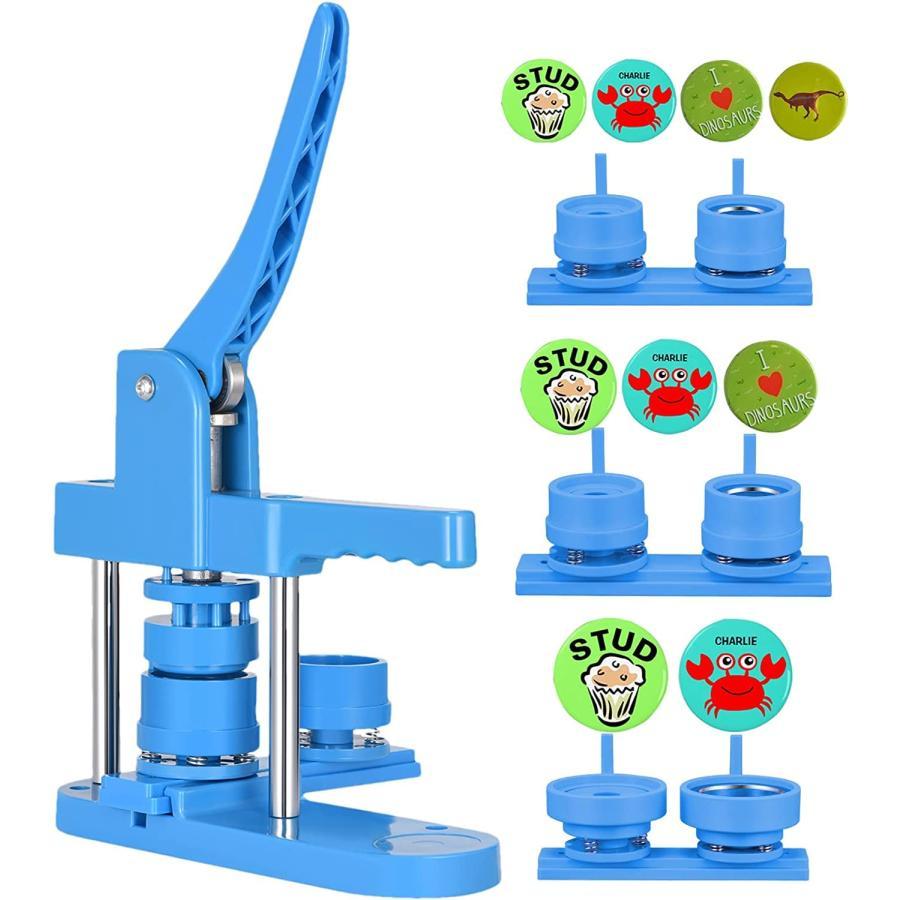 【全品5%ポイント】缶バッジマシーン 25mm 32mm 58mmベース 3サイズ 缶バッジ 缶バッジメーカー DIYバッジマシン バッジ素材400個付き 缶バッヂ製造機 小｜金澤ベース　店