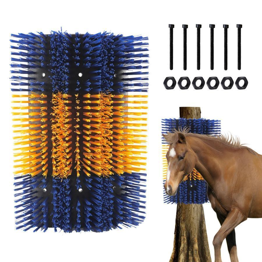 【全品2点で5%OFF】家畜スクラッチブラシ、うし 櫛 、牛用ブラシ、家畜ブラシ、家畜かゆみブラシ、馬ブラシ、グルーミング、お手入れ用品、グルーミング用馬ブラシ、背中のかゆみを