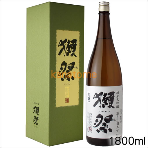 楽天市場 獺祭 だっさい 純米大吟醸 磨き三割九分 1800ml 地酒屋 金澤留造酒店 楽天市場店