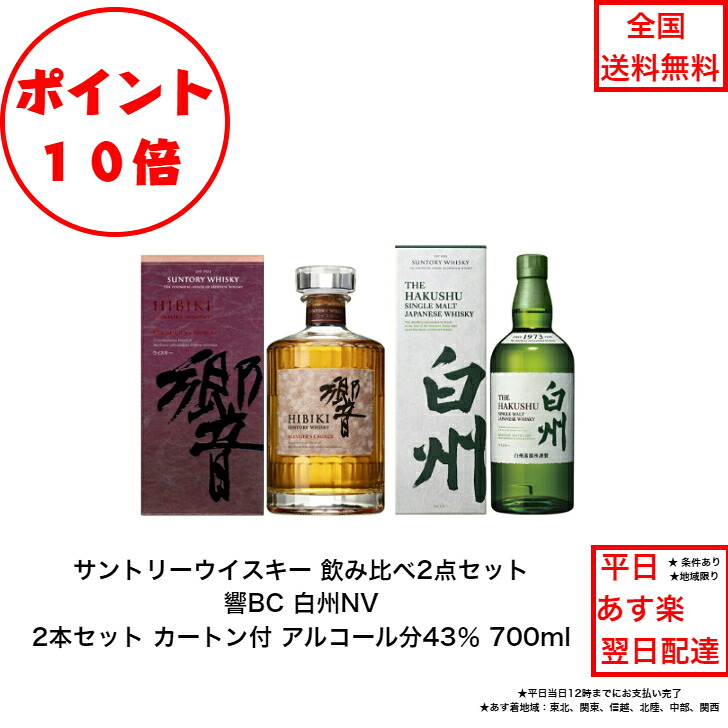 酒 サントリーウイスキー 10本飲み比べセット